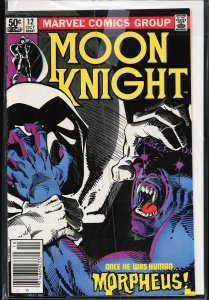 Moon Knight #12 (1981) Moon Knight [Key Issue]