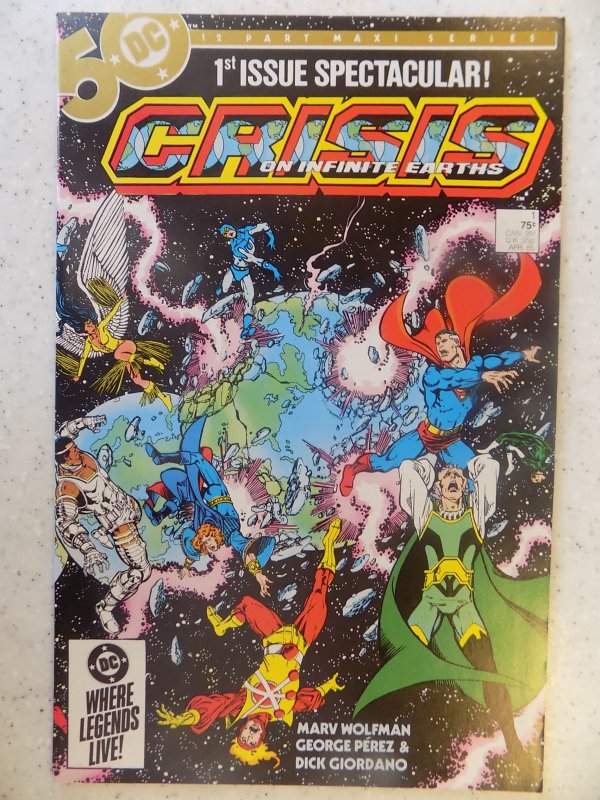 CRISIS ON INFINITE EARTHS # 1 DC HOT TV ACTION