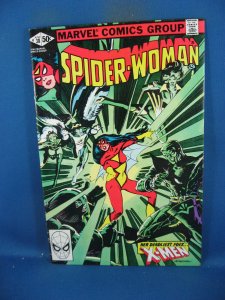 SPIDERWOMAN 38 VF+X MEN 1981 MARVEL SIGNED STEVE LEIALOHA