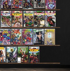 Huge Lot 130+ Comics with Green Lantern, Icon, Peter Parker: Spider-Man & More!