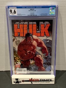 Hulk # 1 CGC 9.6 Variant Cover Marvel 2008 1st Appearance Of Red Hulk [GC16]