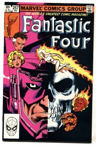 Fantastic Four #257 comic book -Galactus-Marvel 1983