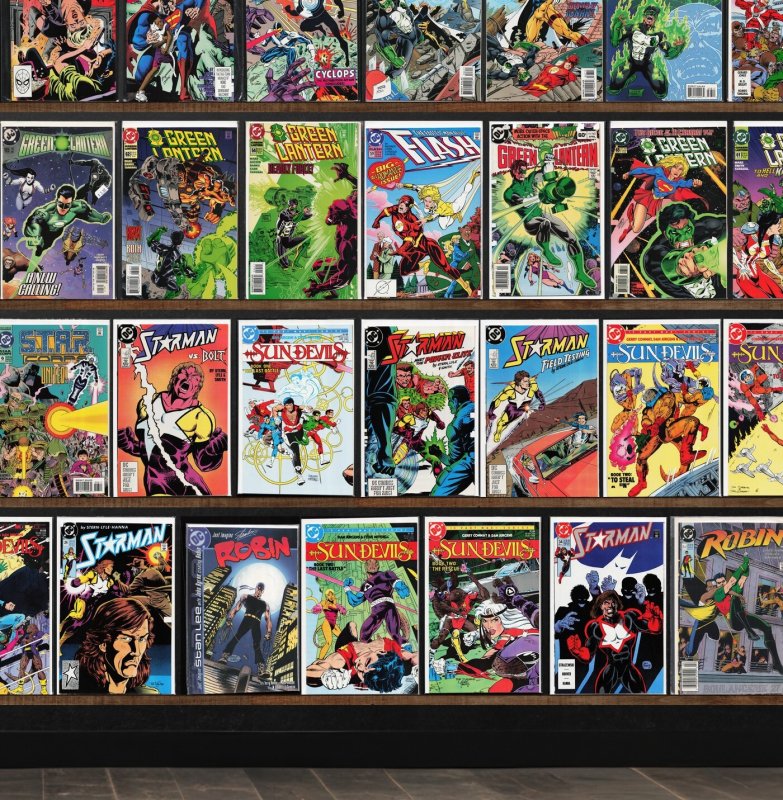 Huge Lot 140+ Comics with Green Lantern, X-Factor, X-Force, Sun Devils & More!