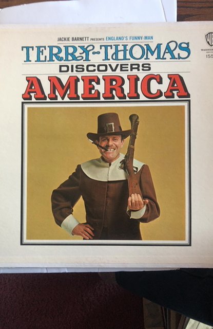 Terry Thomas discovers America,original 1960 Record PRISTINE! Unplayed?C my disc