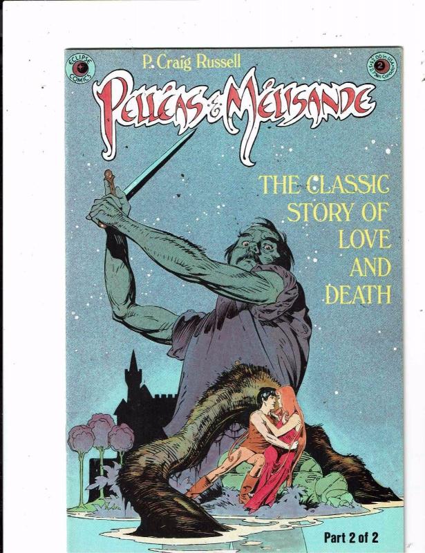 Lot of 2 Pelleas & Melisande Eclipse Comic Books #1 2 WT18