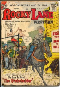Rocky Lane #87 1959-Charlton-boxing cover-Silver Age Western-G