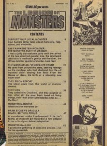 Legion of Monsters Magazine #1 ORIGINAL Vintage 1975 Marvel Comics / Coverless
