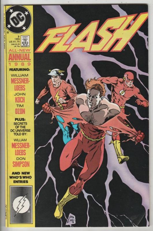 Flash, the Annual #3 (Jan-89) VF High-Grade Flash