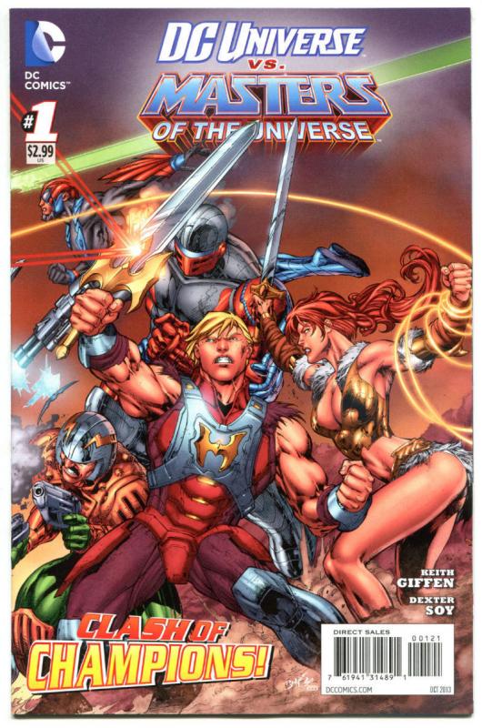 DC UNIVERSE vs MASTERS of the UNIVERSE #1 2 3 4, NM, He-man, Sword, 2013, 1-4 