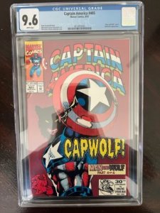 Captain America #405 (1992) - CGC 9.6 ! - 1st Cap Wolf !