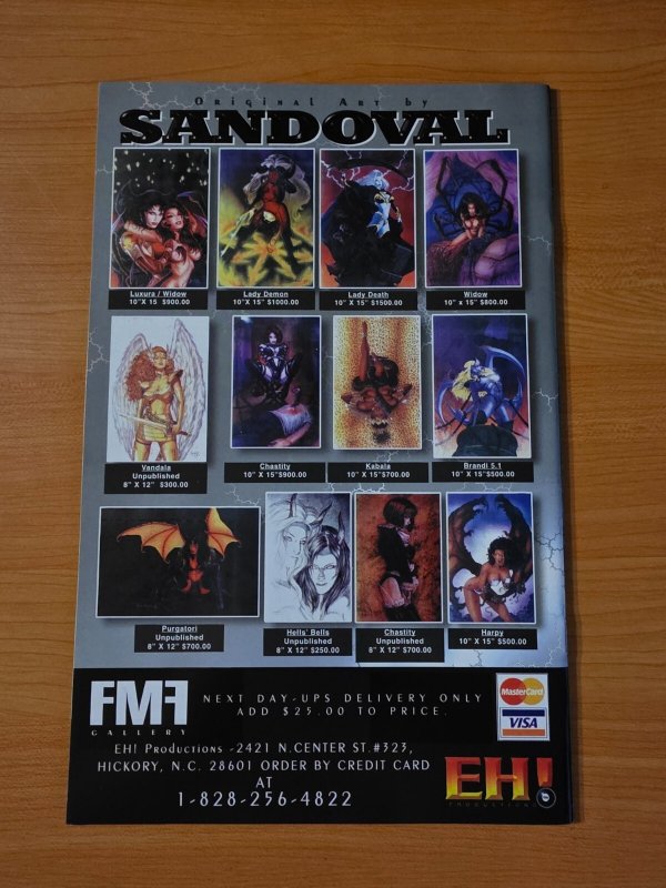 Full Metal Feature FMF Weekly #1 - Leah Storm Topless Cover ~ NM ~ 1998