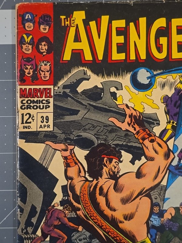 The Avengers #39 Mad Thinker's Triumvirate Of Terror (Marvel Comics April 1967)