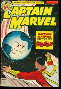 CAPTAIN MARVEL ADVENTURES #148-BATTLES THE WORLD-SIVANA VG