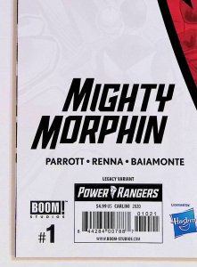 Mighty Morphin #1 Eleonora Carlini Legacy Cover (2020)