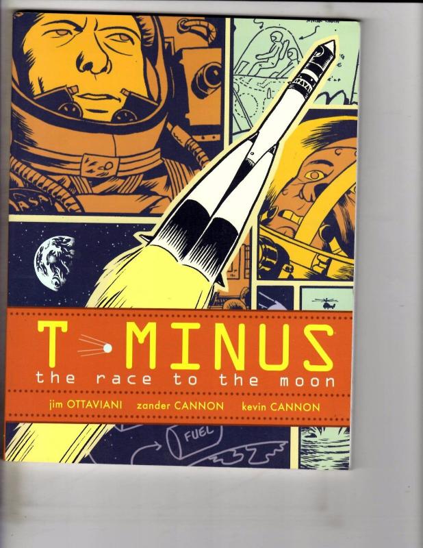 T-Minus The Race To The Moon Aladdin Paperbacks Simon Schuster Comic Book J163