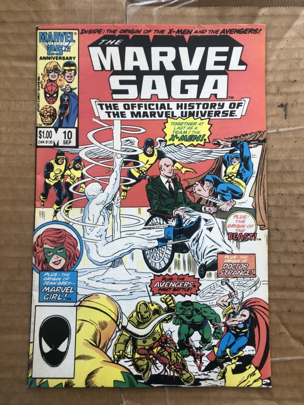 The Marvel Saga The Official History of the Marvel Universe #10 Direct Editio...