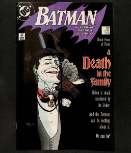 Batman #429 Death in the Family! Joker Cover!