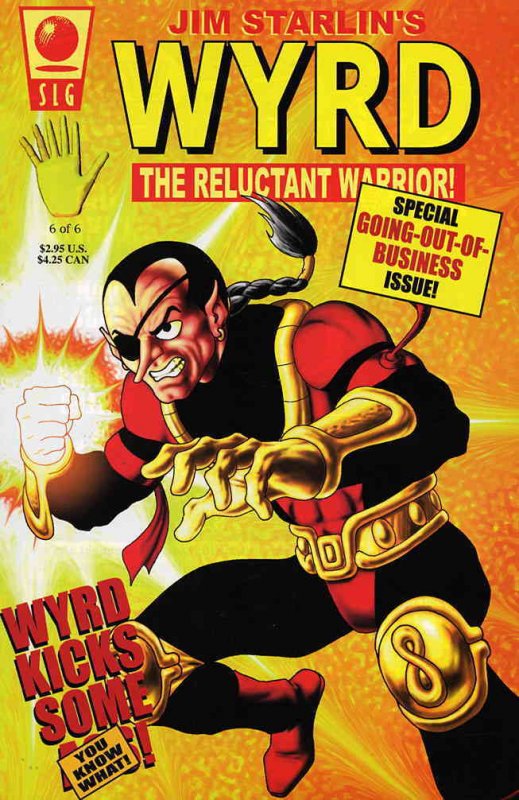 Wyrd the Reluctant Warrior #6 FN ; Slave Labor | Jim Starlin Last Issue
