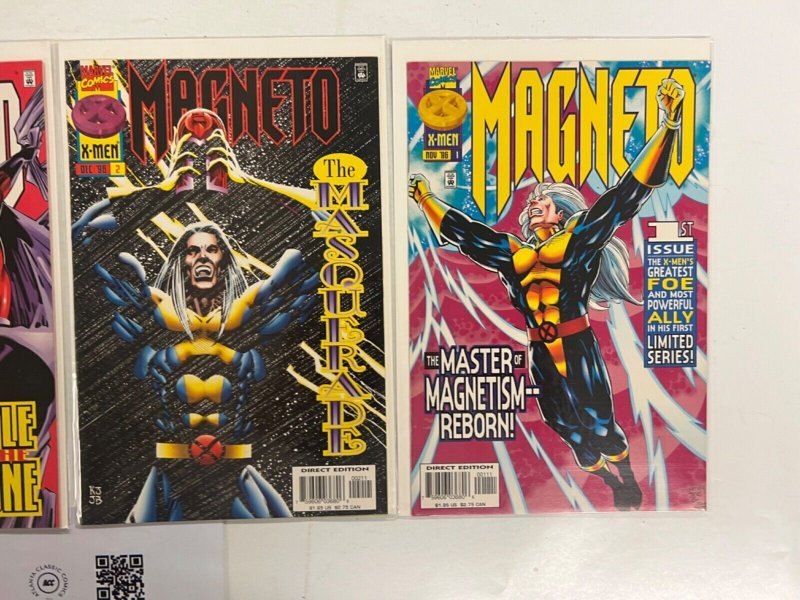 4 Magneto Marvel Comic Books # 1 2 3 4 Spiderman Defenders Avengers 36 RC22
