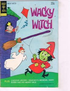 Lot of 2 Wacky Witch Gold Key Comic Books # 404 407 Super Heroes AD39