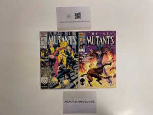 2 New Mutants  Marvel Comic Books # 43 44 X-Men Legion 25th Anniversary  38 NO4