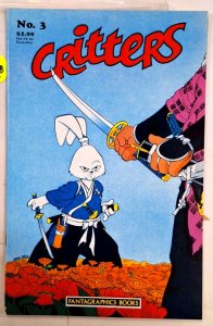 CRITTERS 3 (August 1986) VF Sakai USAGI cover