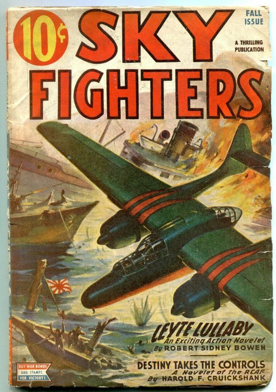 Sky Fighters Pulp Fall 1945- Leyte Lullaby- Cruickshank VG