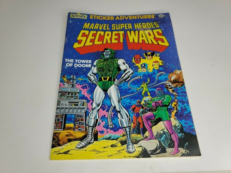 Seret Wars Sticker Book Adventures  Marvel Super Heroes unused Puzzle 