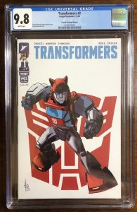 Transformers #2 CGC 9.8 2nd Print Cliffjumper Cover C Image 2023 Void Rivals