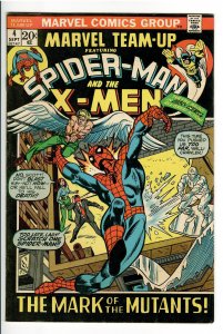 MARVEL TEAM UP 4 F 6.0 XMEN X-OVER (LOUISIANA COLLECTION)