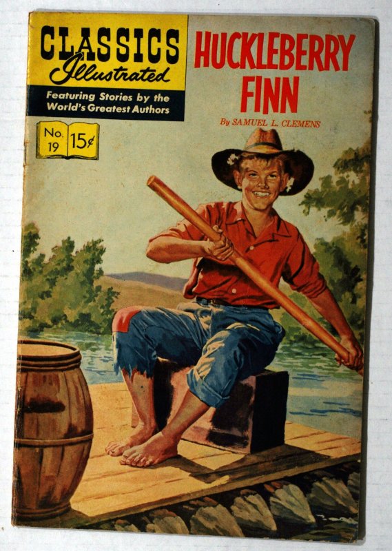 Classics Illustrated #19 (158) FN 6.0 Huckleberry Finn