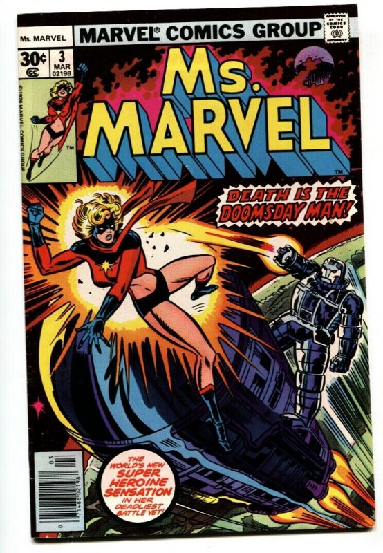 MS. MARVEL #3 Comic Book 1977 VF