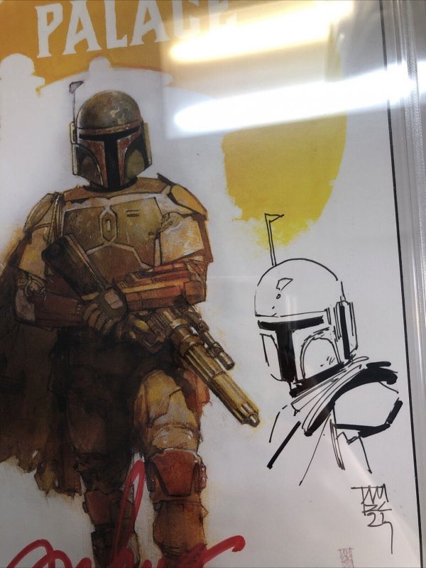Star Wars : Return Jedi-jabba's Palace # 1 (CGC 9.6) Signed & Sketch Alex Maleev