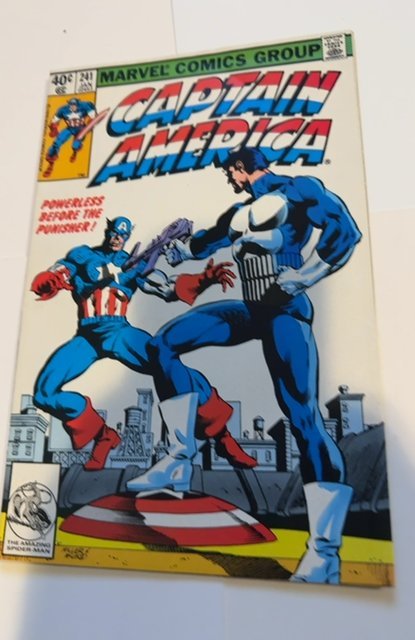 Captain America #241 (1980)punisher vs Capt great cover