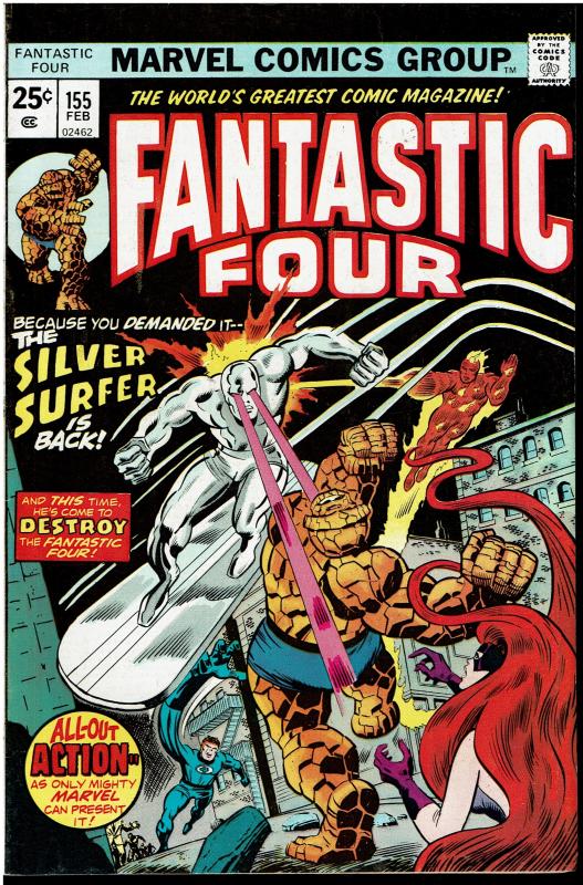 Fantastic Four #155, 6.0 or Better