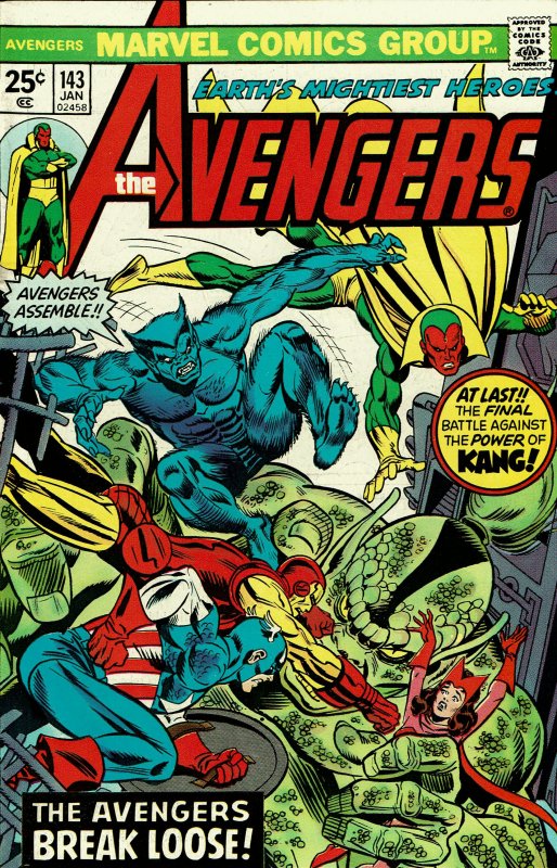 Avengers #143 - VF/NM - Gil Kane Cover