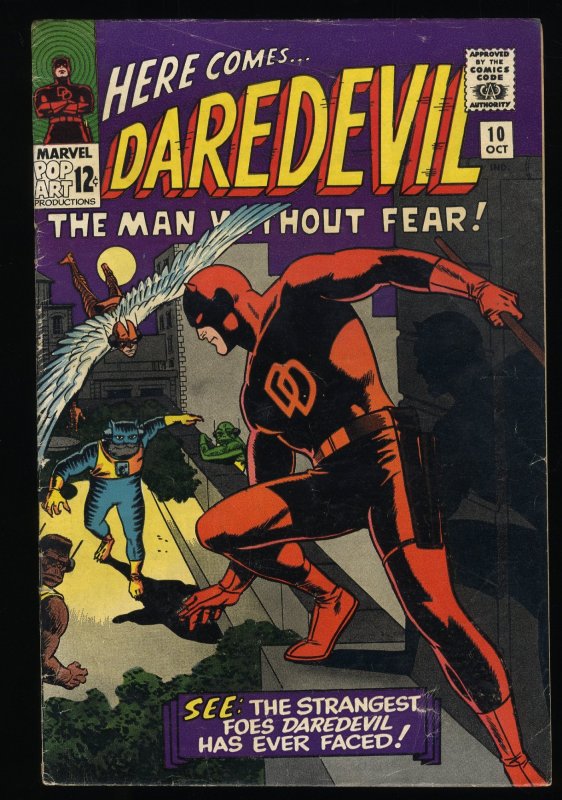 Daredevil #10 FN- 5.5 Wally Wood Cover and Art 1st Appearance Ani-Men!