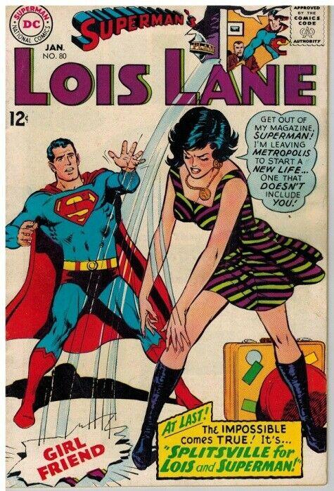 LOIS LANE 80 VG-F Jan. 1968 COMICS BOOK