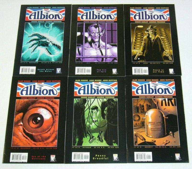 Albion #1-6 VF/NM complete series - alan moore - wildstorm comics set 2 3 4 5