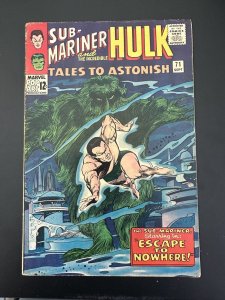 Tales to Astonish #71 VG/FN Sub-Mariner, Hulk (Marvel 1965)