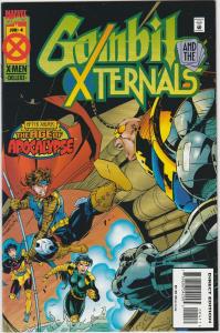 4 Gambit and the X-Ternals Marvel Comic Books # 1 2 3 4 X-Men Apocalypse AH7
