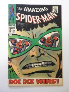 The Amazing Spider-Man #55 (1967) VG+ Condition 2 in tear fc