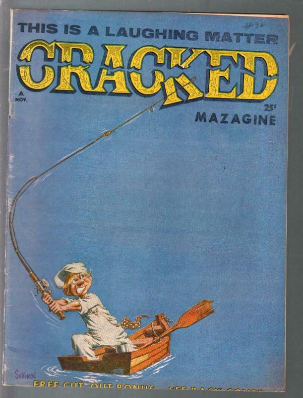 Cracked #32 1963-Major Mags-John Severin-Pete Wyma-Bill Ward-VG/FN 