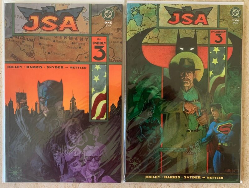 JSA: THE LIBERTY FILE 1-2, UNHOLY THREE 1-2, GOLDEN AGE 1-4, VS. KOBRA 1-6