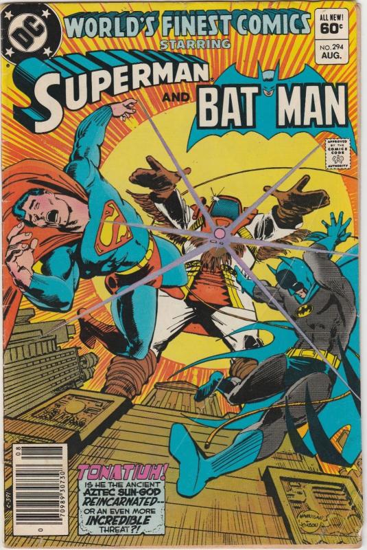 4 World's Finest Comics DC Comic Books # 293 294 295 296 Superman Batman BH44