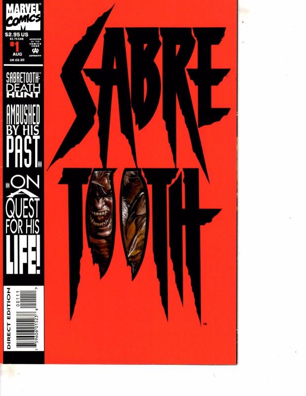 Lot Of 2 Marvel Comic Sabretooth #1 and Morbius #12  Iron Man Thor ON13