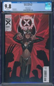 Dark X-Men 1 CGC 9.8 Adam Hughes Variant  Key First Issue Marvel 2023 HD Scan