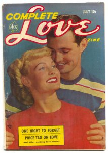 Complete Love Magazine Vol. 29 #3 1953-One Night to Forget-incomplete