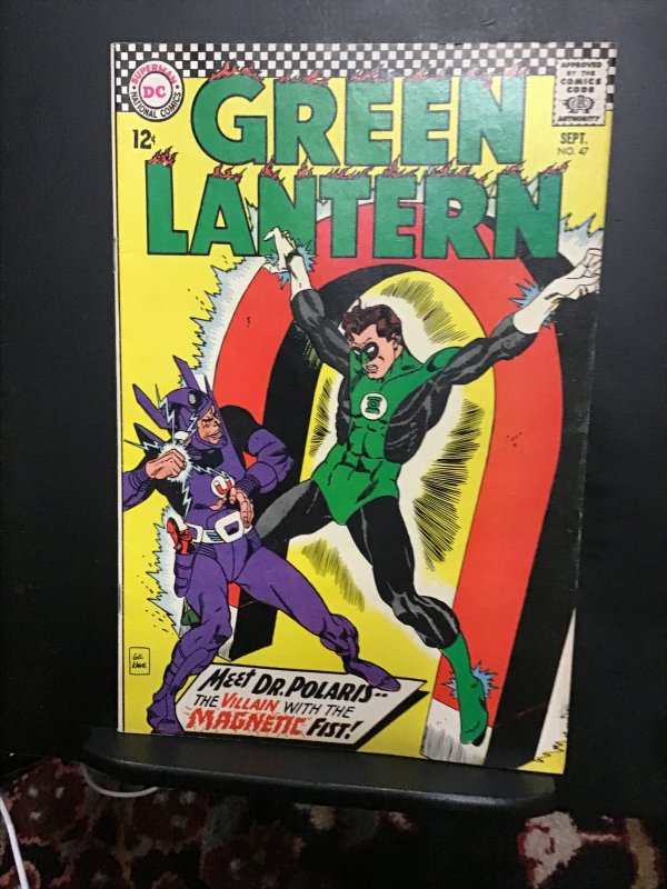 Green Lantern #47 (1966) high-grade 1st Doctor Polaris key!  VF/NM Wow!
