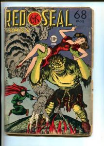 RED SEAL #19-SUPERIOR-1947-BLACK DWARF-HORROR-EL TIGRE-SPACE NOMADS-good